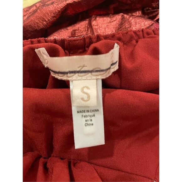 Hutch Metallic Tiered Maxi Dress Size S - Picture 9 of 10